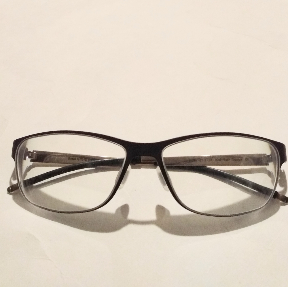Orgreen Denmark Unisex Titanium Mat Purple – Shiny Gold Eyeglass Frame